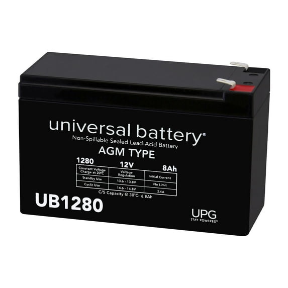 12V 8Ah SLA Battery Replacement for Block Rocker iPA56B Bluetooth Speaker