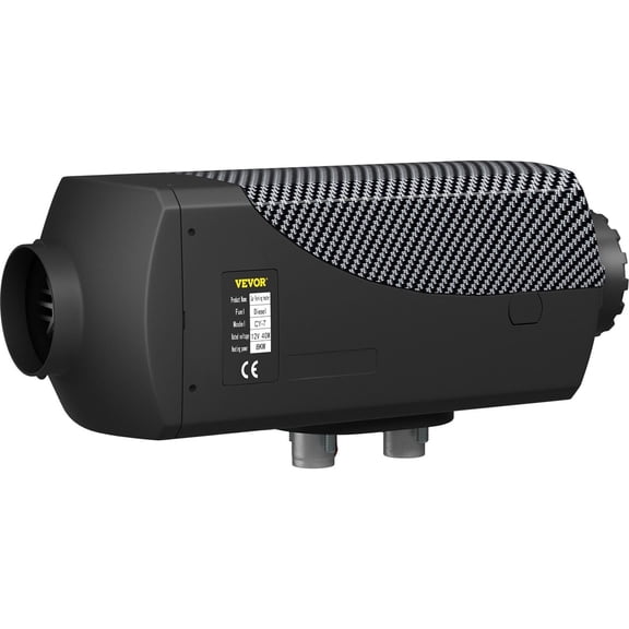 12V 8KW Diesel Air Heater Kit with Remote - Quiet Muffler Design for Truck, Boat, RV, Bus Interior Heating