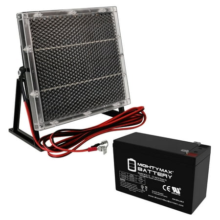 12V 9AH Battery For Razor E225 + 12V Solar Panel