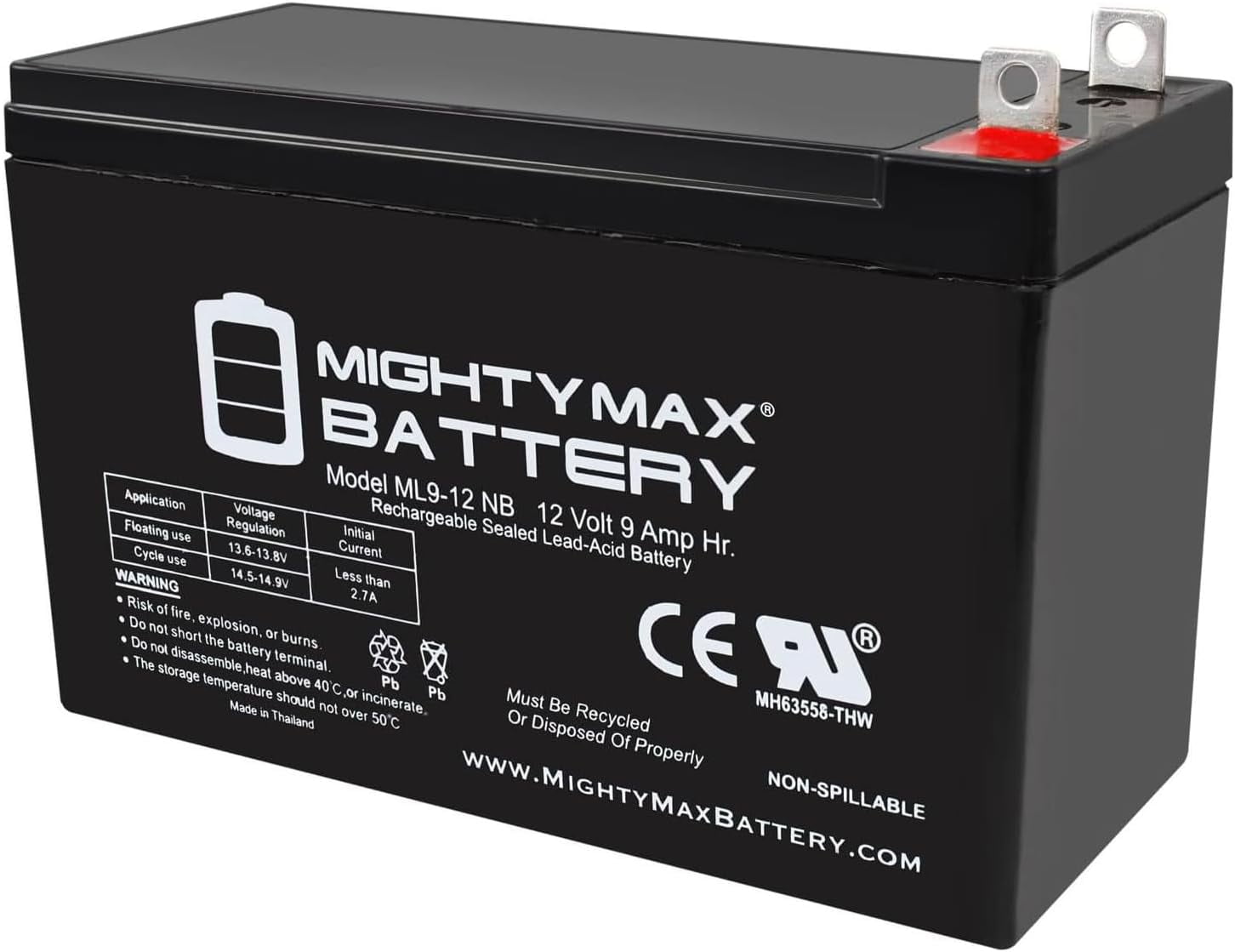 12V 9AH Battery Replacement for Generac XG8000E Portable Generators