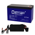 thumbnail image 1 of 12V 9AH GEL F2 Replacement Battery Compatible With Bosch D9412GV4 Control Communicator + 12V Charger, 1 of 8