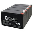 thumbnail image 1 of 12V 9AH NB SLA Replacement Battery Compatible with Generac Generators 5798-2 - 4 Pack, 1 of 12