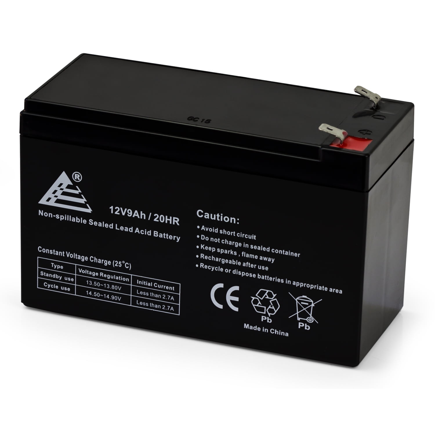 12V 9AH SLA AGM Battery Replaces RBC17, CP1290, HR9-12, BP8-12, UB1290,  PS-1290 