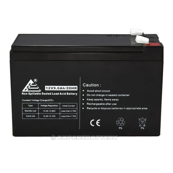 12V 9AH SLA AGM Battery Replaces RBC17, CP1290, HR9-12, BP8-12, UB1290, PS-1290