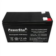 PowerStar 12V 9AH Sealed Lead Acid Deep Cycle Battery AGM Top Post for Automotive Use