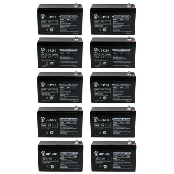 12V 9Ah Battery for Ion Block Rocker Uninterruptible - 10 Pack