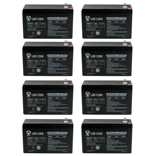 12V 9Ah SLA Battery Replacement for Acme A623 - 8 Pack