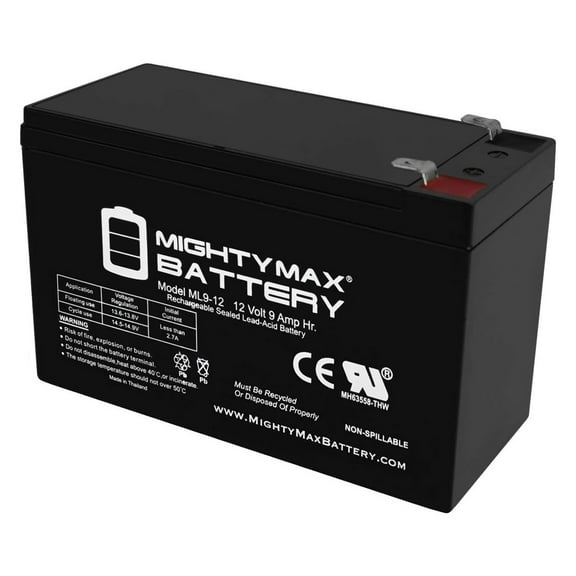12V 9Ah SLA Battery Replaces All-O-Matic SW-350-DC Swinging Gate