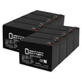 thumbnail image 1 of 12V 9Ah SLA Replacement Battery for Schwinn S-180 PSH-12100 - 8 Pack, 1 of 6