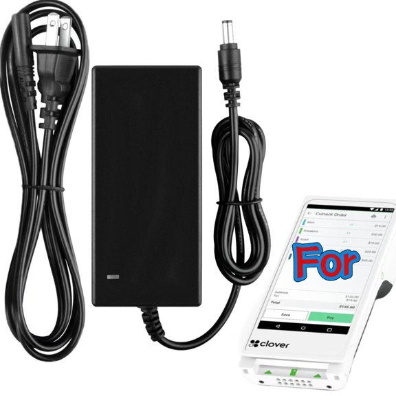 12V AC Adapter Compatible with Clover Flex 3 Handheld POS System