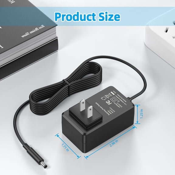 12V AC Adapter Compatible with Topcon FC-5000 Field Controller EDAC EDACPOWER ELEC EA10301