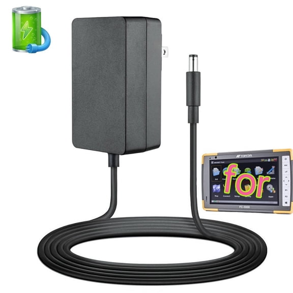 12V AC Adapter Compatible with Topcon FC-5000 Field Controller EDAC EDACPOWER ELEC EA10301