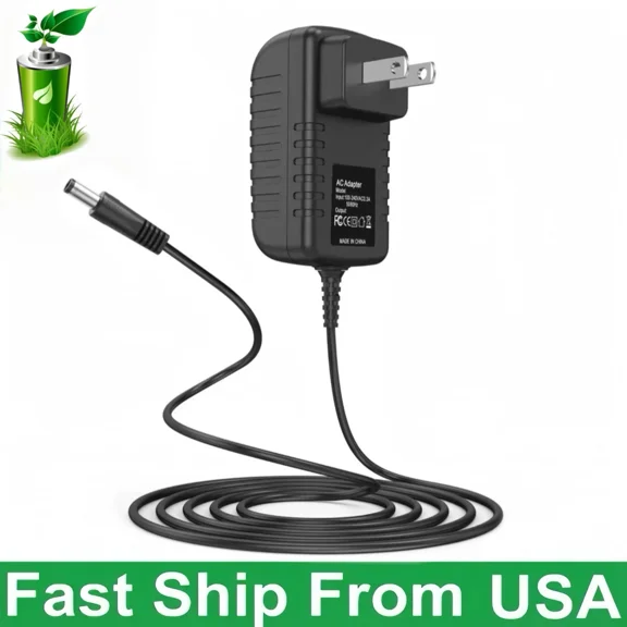 12V AC/DC Adapter Compatible with POTEK JS86 JS86-UL JS87 JS87-UL JS87-VDE JS88 JS88-UL 900 1000 1500 Peak Amps 900A 1000A 1500A Jump Starter 12 Volt Car Power Station Supply Charger