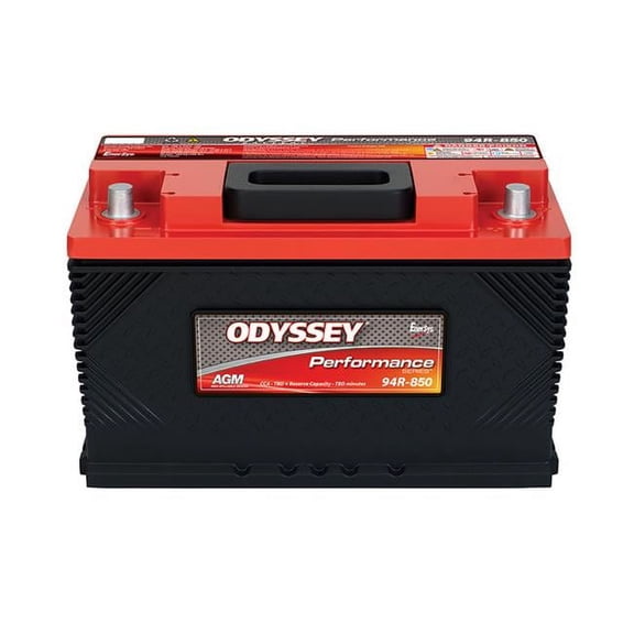 12V AGM Performance Series Battery with 850 Cranking Amp & Top Post Terminals - 12.36 x 7.47 x 6.85 in.