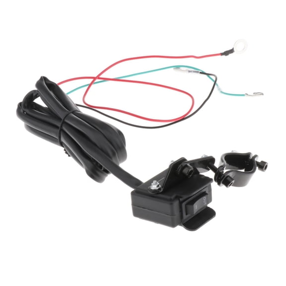 12V ATV Winch Rocker Handlebar Thumb Switch for All Winches with 2.5M Cord, Easy to Install