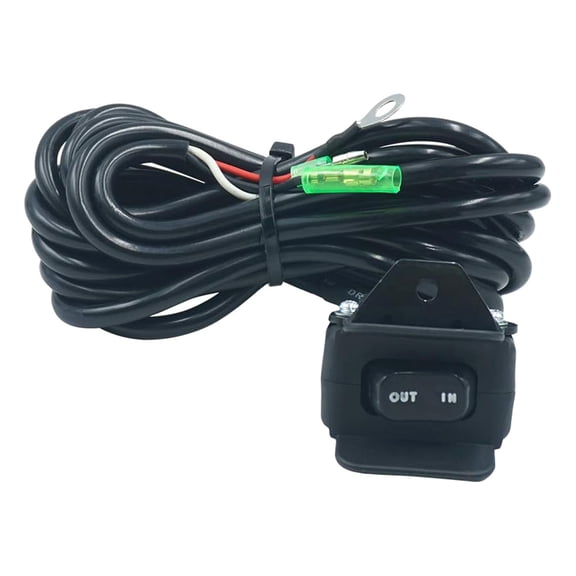 12V ATV Winch Thumb Handlebar Control Line Kit Replacement Handlebar