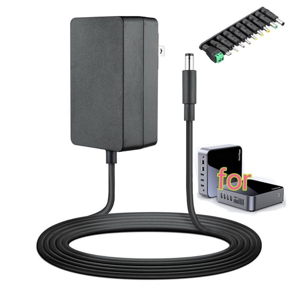 12V Adapter Compatible with DreamQuest N95 Mini PC Windows 11 Pro