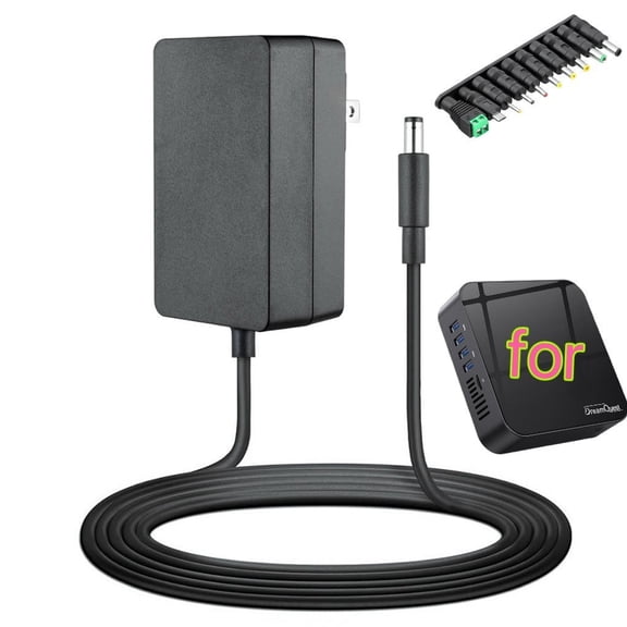 12V Adapter Compatible with DreamQuest Pro Plus N100 Mini PC Small Desktop Computer