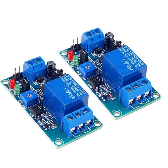 12V Adjustable Time Delay Relays Module Electronic Delay On Off Time Switches For Automation Device