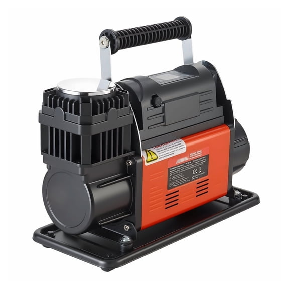 12V Air Compressor, Heavy Duty Tire Inflator with LCD Display 150PSI, 7.14CFM Portable Auto-Stop Air Pump for Car, Truck, SUV, RV & More