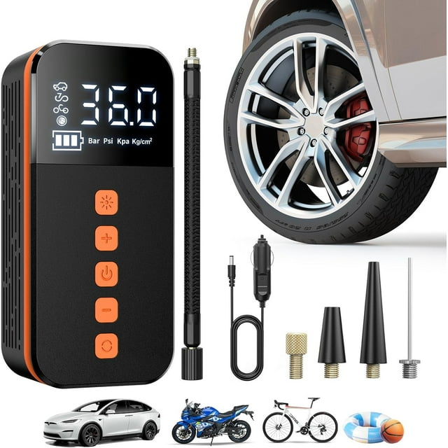 12V Air Compressor, Tire Inflator Portable Air Pump 150 PSI 12V DC