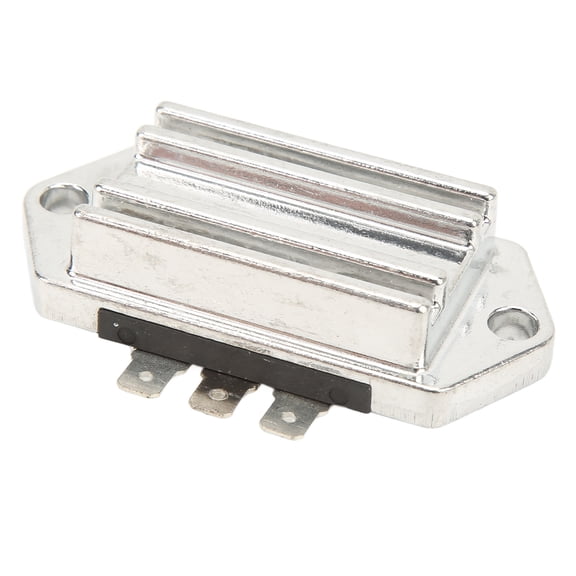 12V Aluminum Voltage Regulator Rectifier Compatible with Kohler Lawn Mower Engines 8-25 HP with 15 Amp Alternators, Premium Heat Dissipation Tractor Replacement Part (8 Inches / 20.3 cm)