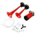 thumbnail image 1 of 12V Auto Car Claxon Air Horns Set Super Loud Dual Tone with 12V Trumpet Compressor for Motorcycle Car Boat Truck Vehicle, 1 of 6