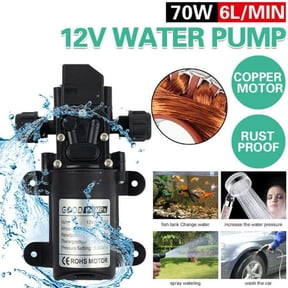 12V Automatic Fresh Water Pressure Diaphragm Pump 5GPM 130PSI for Boat/Marine/RV