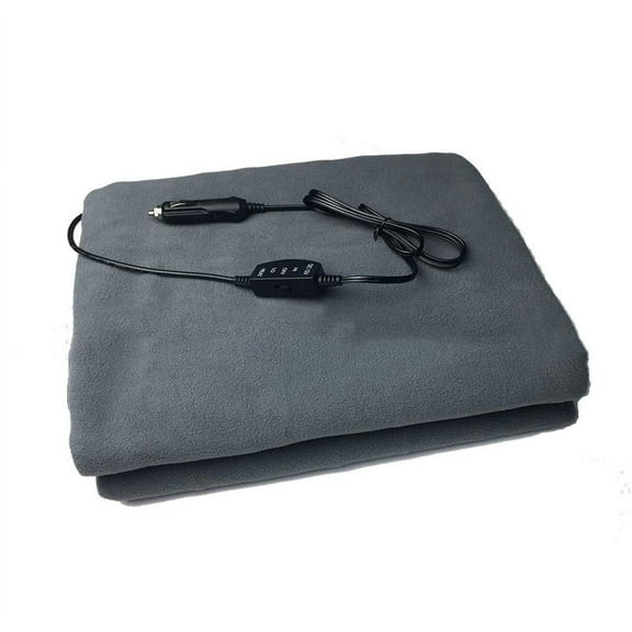 12V Automotive Warming Blanket with Three Heat Large 150x110cm Soft Throw for Car Truck Travel
