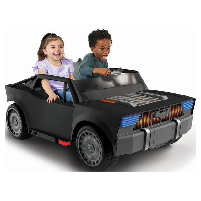 12V Batman Batmobile Battery Powered Ride-on with Remote Control, for a Child Ages 3+