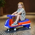thumbnail image 1 of 12V Battery Electric Twist Car for Kids - Dual Drive Separated Motors, One-Key Start & Bluetooth Central Control, Early Education Function (English Stories/Dynamic Children's Songs), LED Controllable, 1 of 16