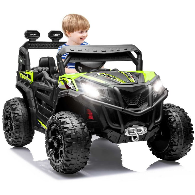 12V Battery Powered Ride on UTV w Remote Control Adjustable Speed