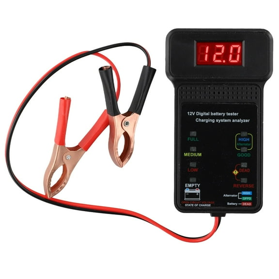 12V Battery Tester 100-2000CCA Car Electric Quantity Detector Diagnostic Tool