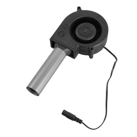12V Blower Fan With Stainless Steel Duct Outlet Suitable For BBQ Fire Starting And Heat Dissipation Large Airflow 35CFM