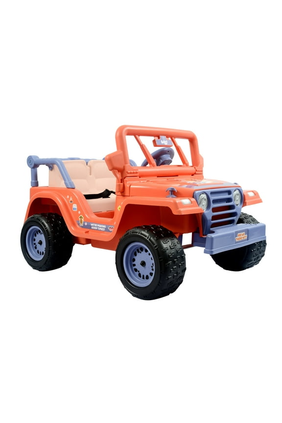 12V Bluey 4-Wheeler Ride-on, Battery Powered Car for Kids with Sounds, Ages 3+