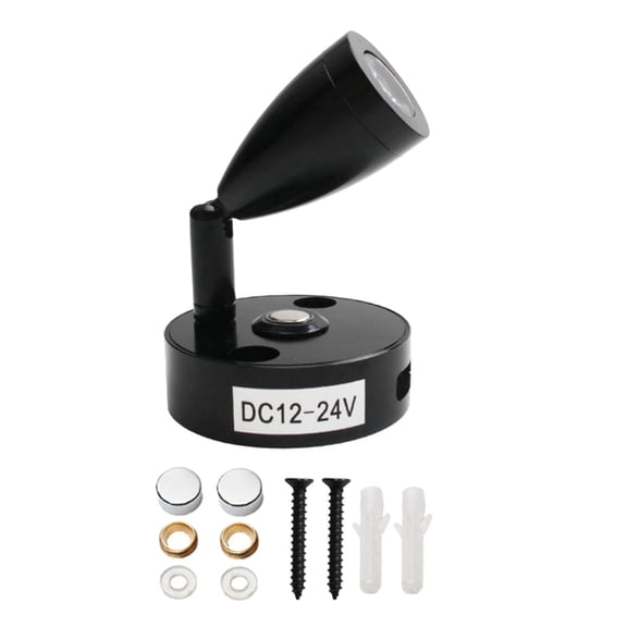 12V Boat led Yacht Trailer Interior Machined Aluminum Reading Lamp With A warm white