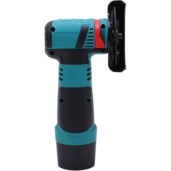 12V Brushless Angle Grinder Multifunctional Rechargeable Handheld Polisher Electric Cutting Grinding Tool US Plug AC 100-240V for Metal Wood DIY Projects (US Plug 1 Battery)