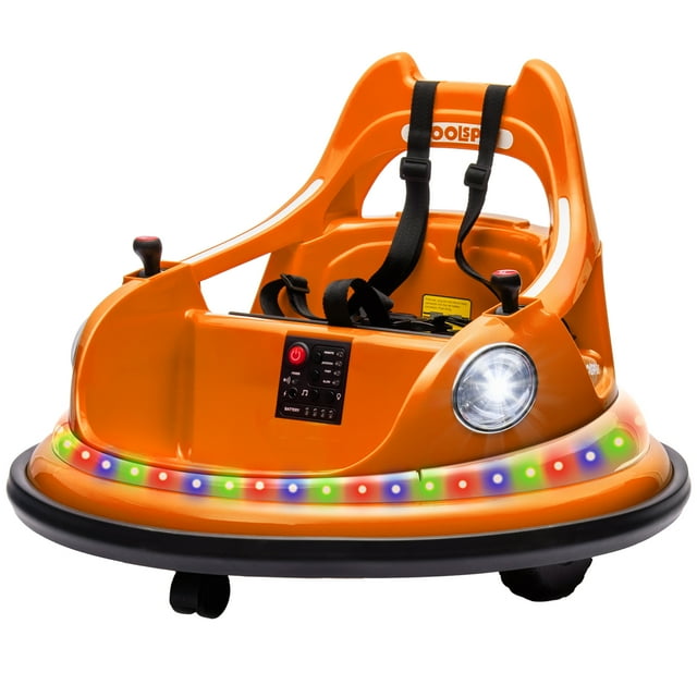 12V Bumper Car for Kids, Battery Powered Ride On Cars, Toddler Ride On