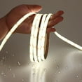 12V COB LED Strip Lights 20FT/6M IP65 Waterproof 5000K Daylight White