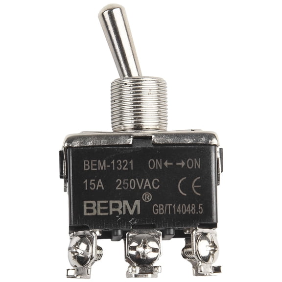 12V Car 20A Metal On/On Centre Off Toggle/Flick Switch Double Pole