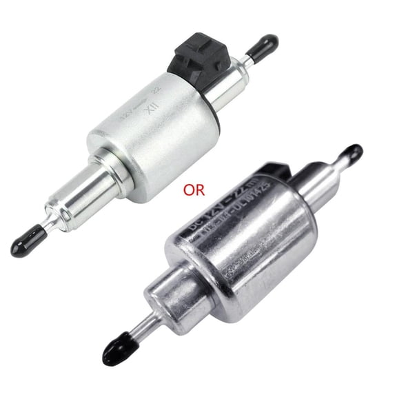 12V Car Air Heater Diesels Pump Electric Fuel Pump Kit Pulse Metering Gas-Diesel Inline- Stainless Fuel Pump for 2-5KW