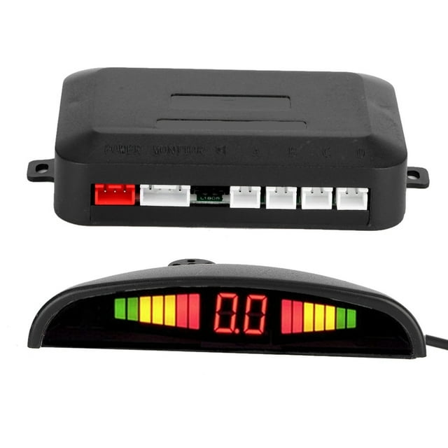 12V Car Backing Up Parking Radar Universal 4 Sensor Assistant Backup