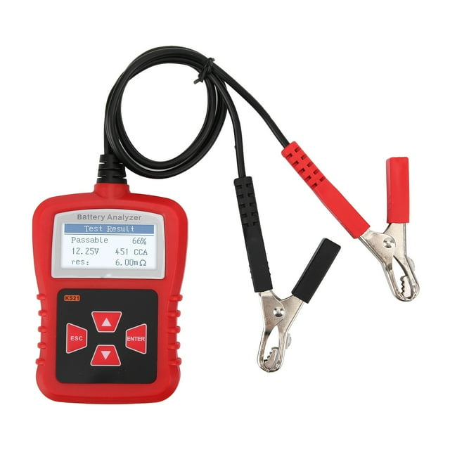 12V Car Battery Tester Load Analyzer Digital for Motorcycles Trucks