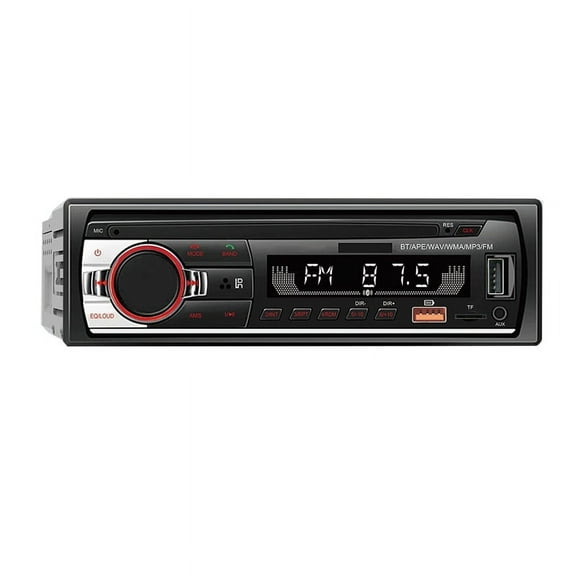 12V Car Bluetooth MP3 Player FM Radio Stereo Handsfree Call LED Backlight Display USB Charging CD