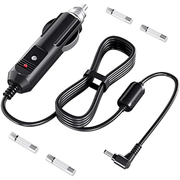 12V Car Charger Replacement for Inogen One G1 G2 G3 G4 G5 Portable Oxygen Concentrator BA-306 BA-301 BA-302 BA-303 with Additional Fuses 8.3Ft