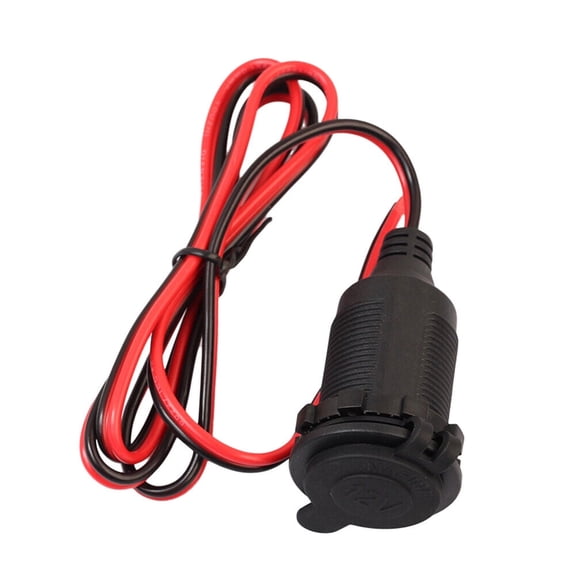 12V Car Cigarette Lighter Charger Cable Female Socket Plug Connector Adapter