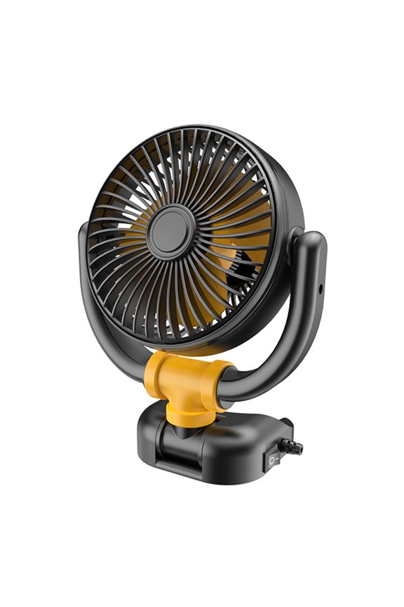 12V Car Dashboard Small Fan Folding Portable Automobile Air Cooler Summer Car Accessories Air Circulator Fan 360 Rotation