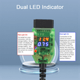 thumbnail image 1 of 12V Car Diagnostics Tester Automotive Battery Replacement Tool Car Computers ECU Memory Saver Battery Leakage Detection, 1 of 5