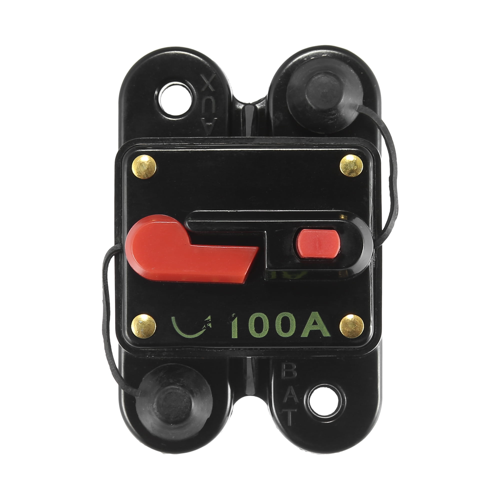 12V Car Fuse Holders Inline Circuit Breaker Reset Fuse Inverter 100A 100 AMP Protection for Car Audio Stereo