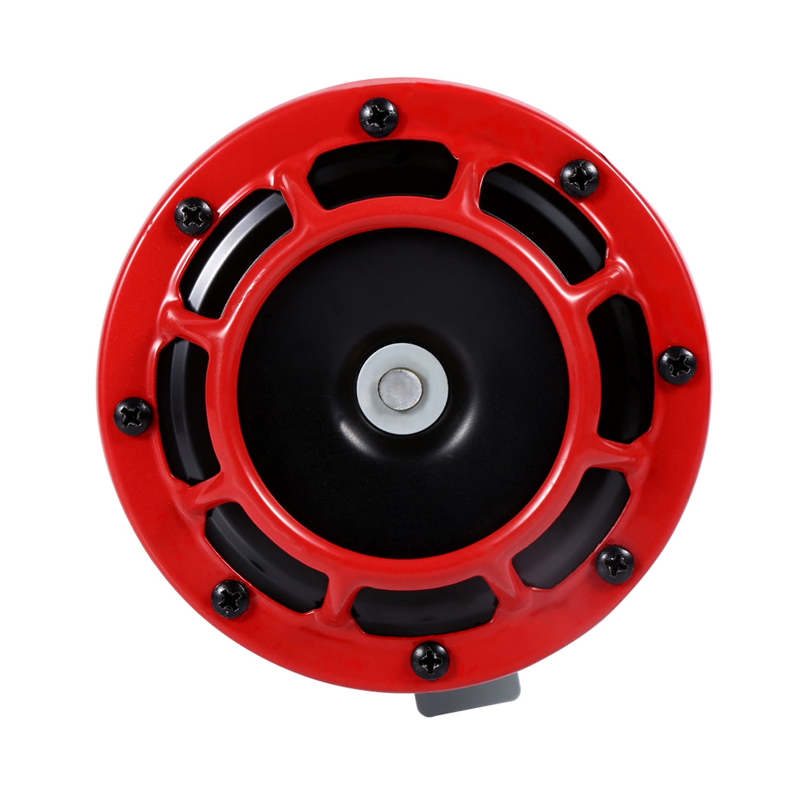 12V Kompakt-Hupe Rot – Super Tone, 335 Hz / 435 Hz, 139–170 DB, Universal Für Auto, LKW, Motorrad, Wohnmobil